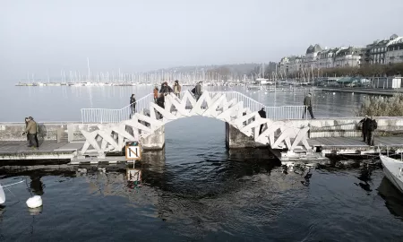 MIDarchitecture - Récompense - Prix Iron au A' Design Award - Projet d'aménagement de la jetée du Jet d'eau de Genève