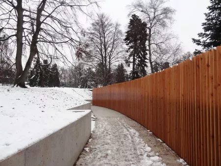 MIDarchitecture - La nouvelle rampe des Conservatoires et Jardin Botanique - Genève