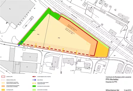 MIDarchitecture - Etude de faisabilité et plan partiel d'affectation (PPA) du quartier de Mochettaz à Bussigny, canton de Vaud