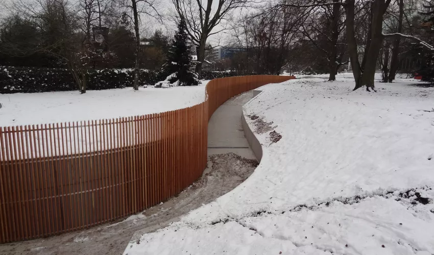 MIDarchitecture - La nouvelle rampe des Conservatoires et Jardin Botanique - Genève