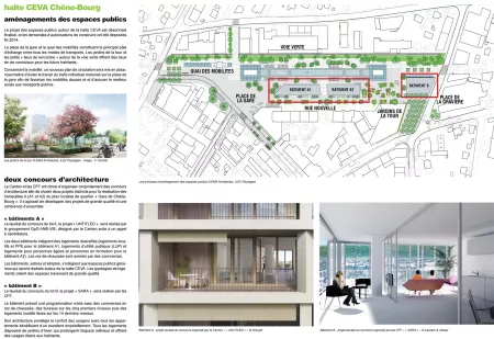 MIDarchitecture - Organisation concours d'architecture - Construction d'un immeuble de logements de grande hauteur CFF à Chêne-Bourg dans le cadre du CEVA